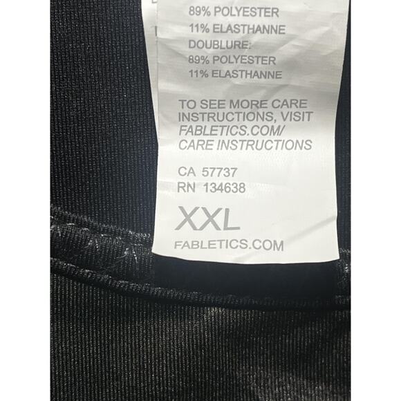 Fabletics Sports Bra Womens 2XL Camo Mila Medium Impact Racerback Athletic - Picture 5 of 7